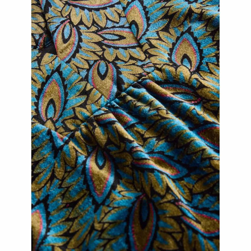 White Stuff Ash Printed Velvet Top image number 2